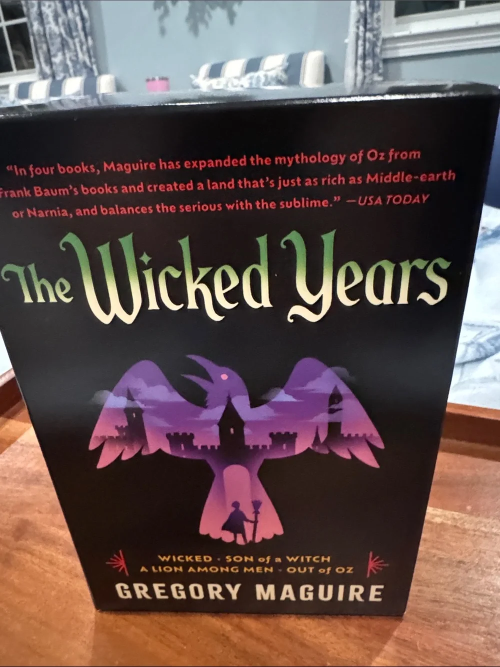 Set: Wicked - Son of a Witch - Out of Oz - a Lion among Men by Gregory Maguire